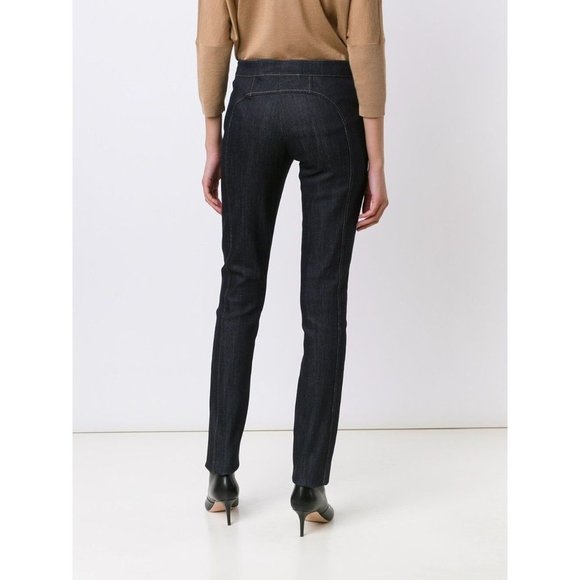 $495 DEREK LAM CROSBY Indigo HANNE LEGGING Denim  Jeans ( 6 ) - Picture 3 of 6
